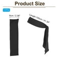 thumbnail image 2 of Head Ties Headbands, 6 Pcs Ninja Karate Headband Adjustable Sports Tie for Men Women Running Tennis Yoga, Black, 2 of 7
