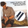 thumbnail image 2 of Huggegwe Bracelet en Cuir Véritable Acier Inoxydable UA824-1174, 2 of 9