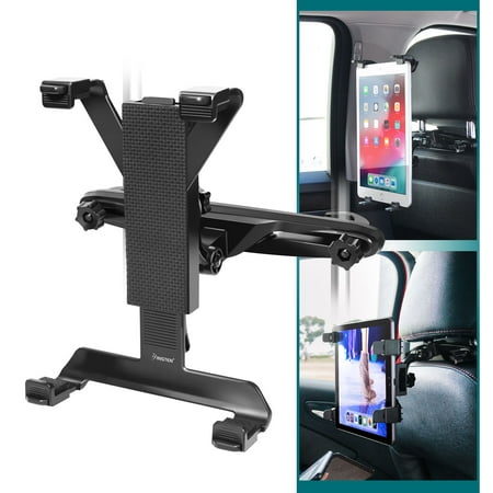 Insten Car Back Seat Headrest Mount Tablet Holder Universal For iPad 4 5 Air 2019 Pro Mini / Samsung Galaxy Tab A E S S2 / Kindle Fire HD / RCA / Visual Land / Nextbook / Dragon Touch / Ematic (Best Kindle Model 2019)