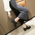 thumbnail image 4 of TIEVOSA Retro Flat Toe Mid Heel Women's Shoes, 4 of 6
