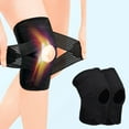 thumbnail image 1 of Lishi Breathable Adjustable Knee Support with Side Stabilizers for Meniscus Tear, Knee Pain, Patella Support, ACL/MCL Arthritis, and Injury Recovery, 1 of 3