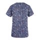 thumbnail image 3 of Tops Cortos para las Mujeres Impreso Bolsillo V-Cuello Enfermera Estilo Blusa, Casual Y Cómodo Manga Corta Superior, 3 of 5