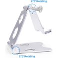 thumbnail image 4 of Support de Cellulaire Pliable, Support de Téléphone Mobile Mains Libres pour Bureau avec Angle de Vue Réglable, Support de Cellulaire Bien Fait, 4 of 5