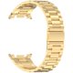 thumbnail image 2 of Correa de reloj de acero inoxidable Accesorios para Galaxy Watch8 Diseño clásico y fino Tres cuentas Correa de repuesto duradera y cómoda Compatible con 40 mm y 44 mm, 2 of 6