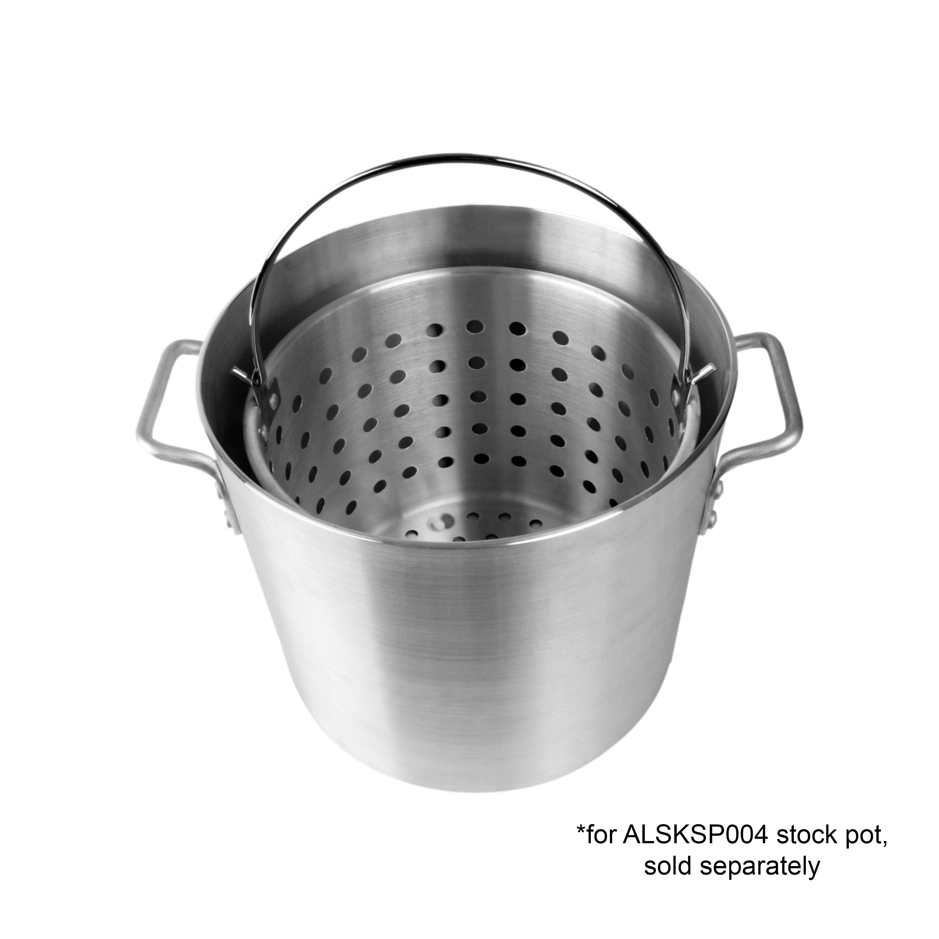 Precise Heat 24qt 9Element Waterless Stock Pot with Deep Steamer Basket, 1  - Baker's