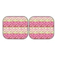 thumbnail image 3 of Uemuo Flowers Printed 2 PCS Car Windshield Sun Shade, Auto Sun Heat and UV Rays Blocker, Foldable Automotive Front Window Sunshade Protector, 3 of 7