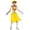 #A01-Hawaiian Yellow Bikini, variant on Thanksgiving Skeleton Costume Set with Giant Drumstick Prop and Pilgrim Style Robe for Halloween Yard Decoration