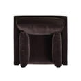thumbnail image 5 of 4 Pc Knox Modern Farmhouse Armchair Sofa Storage Ottoman Set, 5 of 31