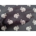 thumbnail image 4 of oneOone Organic Cotton Voile Fabric Rabbit Block Printed Fabric 1 Yard 42 Inch Wide, 4 of 4
