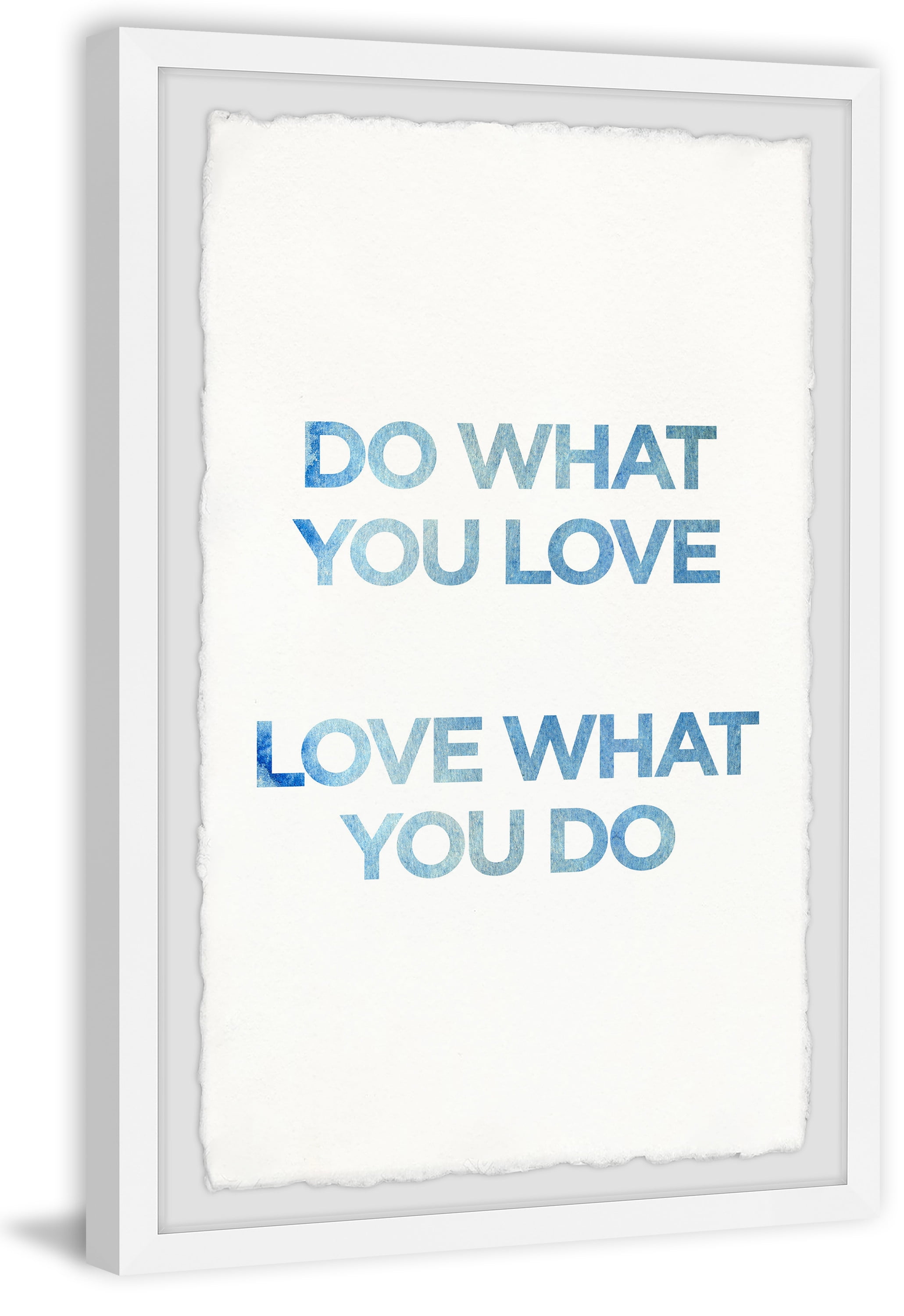 Marmont Hill Blue Do What You Love Framed Wall Art