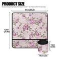 thumbnail image 5 of HELLHERO Pink Roses on Light Pink Sewing Machine Pad Waterproof Home Deocr Removable Storage Bag Foldable Polyester Fabric, 5 of 5