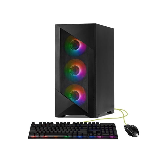 Yeyian Gaming Desktop PC Edge 44F0B-350P1N Intel Core i5-14400F 16GB DDR5 1TB NVMe SSD GeForce RTX 3050 Windows 11 Home