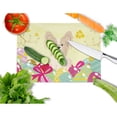 thumbnail image 2 of Carolines Treasures BB6077LCB Easter Eggs Papillon Sable White Glass Cutting Board Large, 12H x 16W, multicolor, 2 of 2