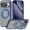 Blue, variant on Compatible with Google Pixel 10/Pixel 10 Pro Case with 360° Magnetic Ring Stand [Compatible with Mag-Safe] Shockproof Translucent Phone Case 6.3" for Women Men