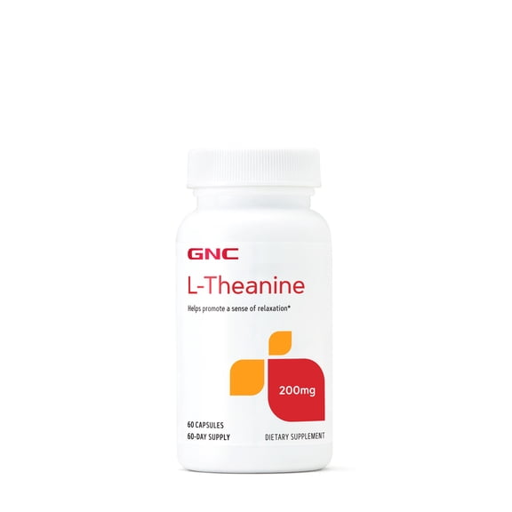 GNC L-Theanine 200mg, 60 Capsules