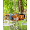 thumbnail image 5 of Halloween Tablecloth with Umbrella Hole and Zipper Boo Black Cats Round Outdoor Tablecloths 60 Inch Table Cloths Ghosts Pumpkin Bats Orange Patio Table Cloth Cover for Holiday Party Picnic Garden, 5 of 6