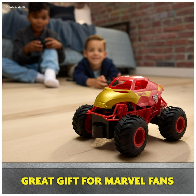 Monster Jam, Marvel Iron Man RC Monster Truck, 1:24 Scale