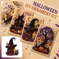 thumbnail image 4 of Halloween Pearl Art DIY Kit, Ghost Painting Set, 12 x 16 Inch DIY Bead Art Craft Supplies, Seasonal Wall Decor Project for Adults Home Decoration, 4 of 6