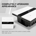 thumbnail image 4 of Tuya Zigbee Smart Scene Switch Lighting Smart Control Scene Control Switch Panel Smart Socket Smart Switch 485 86 Box B,1 x Tuya Zigbee Smart Scene Switch,White, 4 of 8