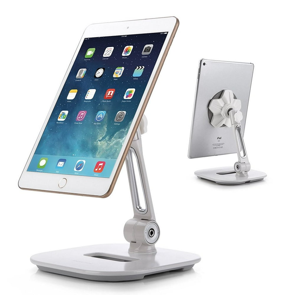 AboveTEK Sleek Tablet Stand, Aluminum iPad Cell Phone Stand w