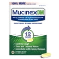 thumbnail image 1 of Medicamento para la tos y el resfriado Mucinex DM 12Hr para adultos, 40 comprimidos, 1 of 8