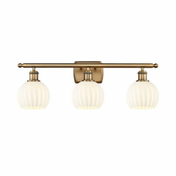 Innovations Lighting - White Venetian - 3 Light Bath Vanity In Modern Style-9