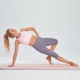 thumbnail image 2 of BALEAF Capri Leggings for Women with Pockets Knee Length Capris Pants Tummy Control Yoga Workout Exercise Casual Light Purple S, 2 of 7