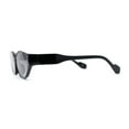 thumbnail image 3 of Mod Inset Lens Elegant Cat Eye Plastic Fashion Sunglasses Black Smoke, 3 of 4