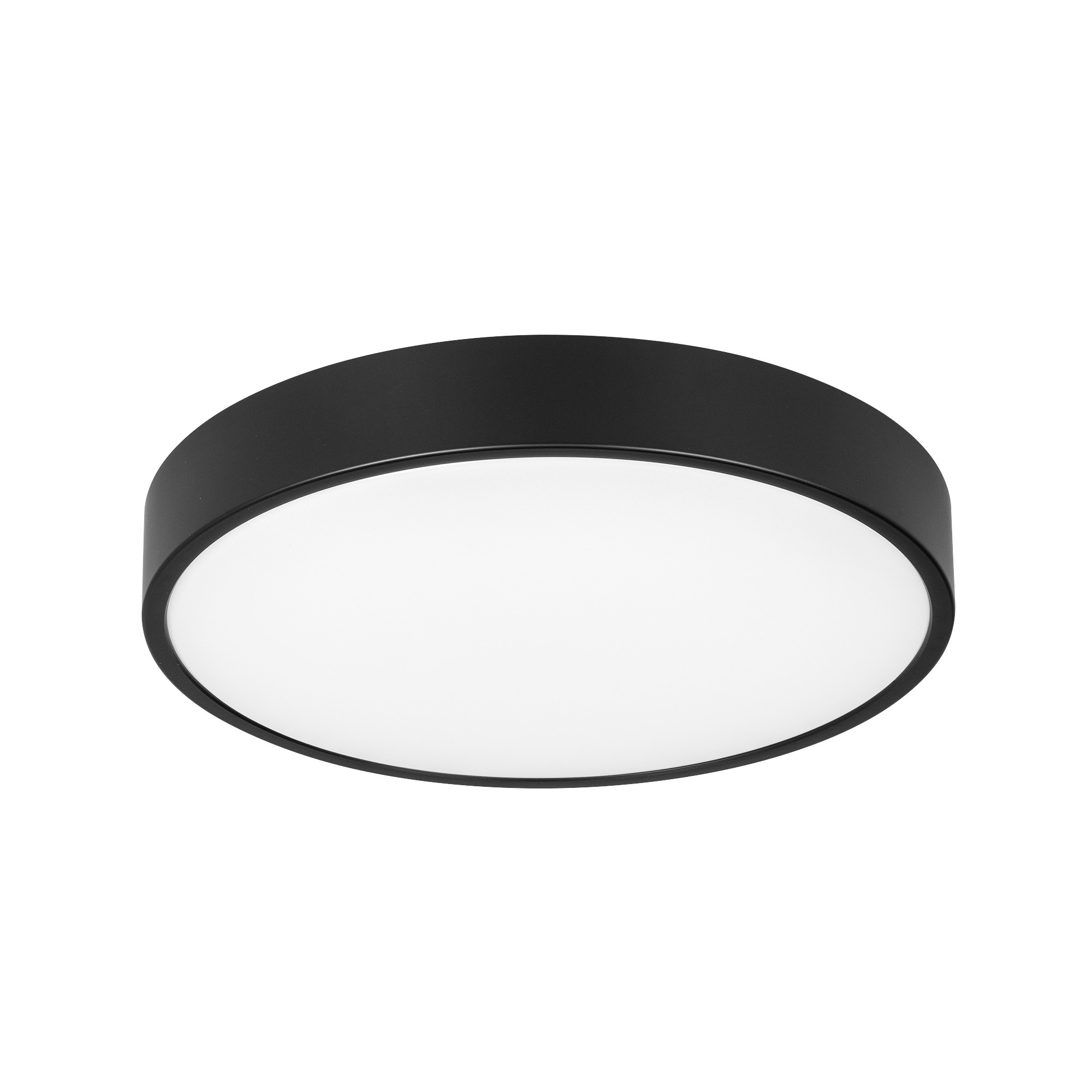 Mainstays 13 in LED Flush Mount Light, 3CCT Black photo 2
