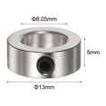 thumbnail image 2 of 10 Packs Set Screw Collars 8.05mm Bore Shaft Collars, 13mm OD, 5mm Width, Gear Stopper Wheel Collar, 2 of 5