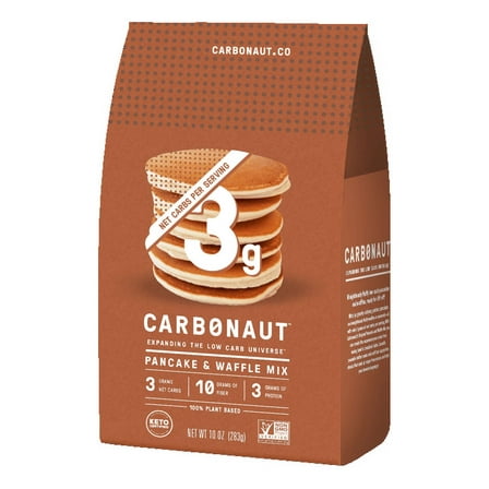 (Pack of 6), Carbonaut Original Pancake and Waffle Mix, 10 oz