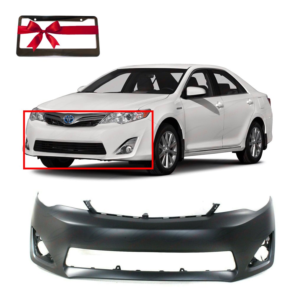 Front Plastic Bumper Cover Fascia For 20122014 Toyota Camry LE L XLE
