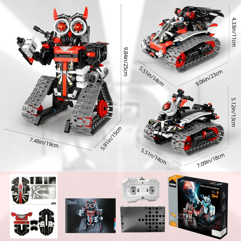 EDUCIRO STEM Project Robot Building Toys (433 Pieces), Christmas Birthday  Gift idea for Kids Boys Girls 8-12-14, Remote Control & APP Programmable