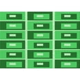 thumbnail image 1 of Ahgly Company Machine Washable Indoor Rectangle Transitional Green Area Rugs, 2' x 3', 1 of 7