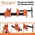 thumbnail image 4 of Pinza PONY para encolado de madera para tubos de 1/2 pulgada, paquete de 2, 4 of 7