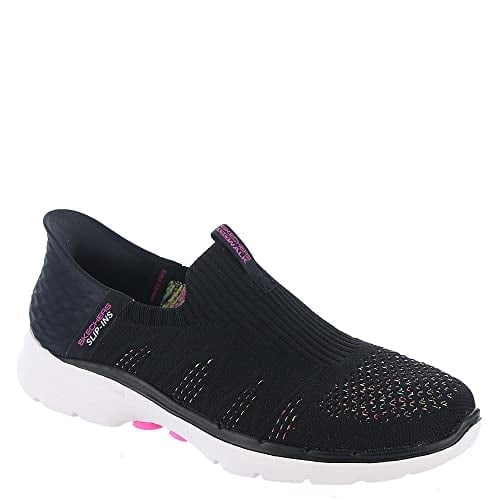 Skechers Hands Free Slip-Ins Go Walk 6 Valentina Shoes for Women Walking Sneakers Engineered Knit Upper, Responsive Cushioning Midsole, Breathable Insole