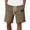 Khaki, variant on Bbyeadc Mens Shorts Waffle Knit Drawstring Shorts Straight Leg Solid Color Soft Bottoms for Daily Wear with Pocket,Red (XXX-Large)