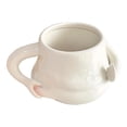 thumbnail image 1 of Taza de café, taza de jugo de leche de cerámica de gran tamaño con asa, linda taza para beber de viaje, taza de té para regalo de oficina de, 1 of 9