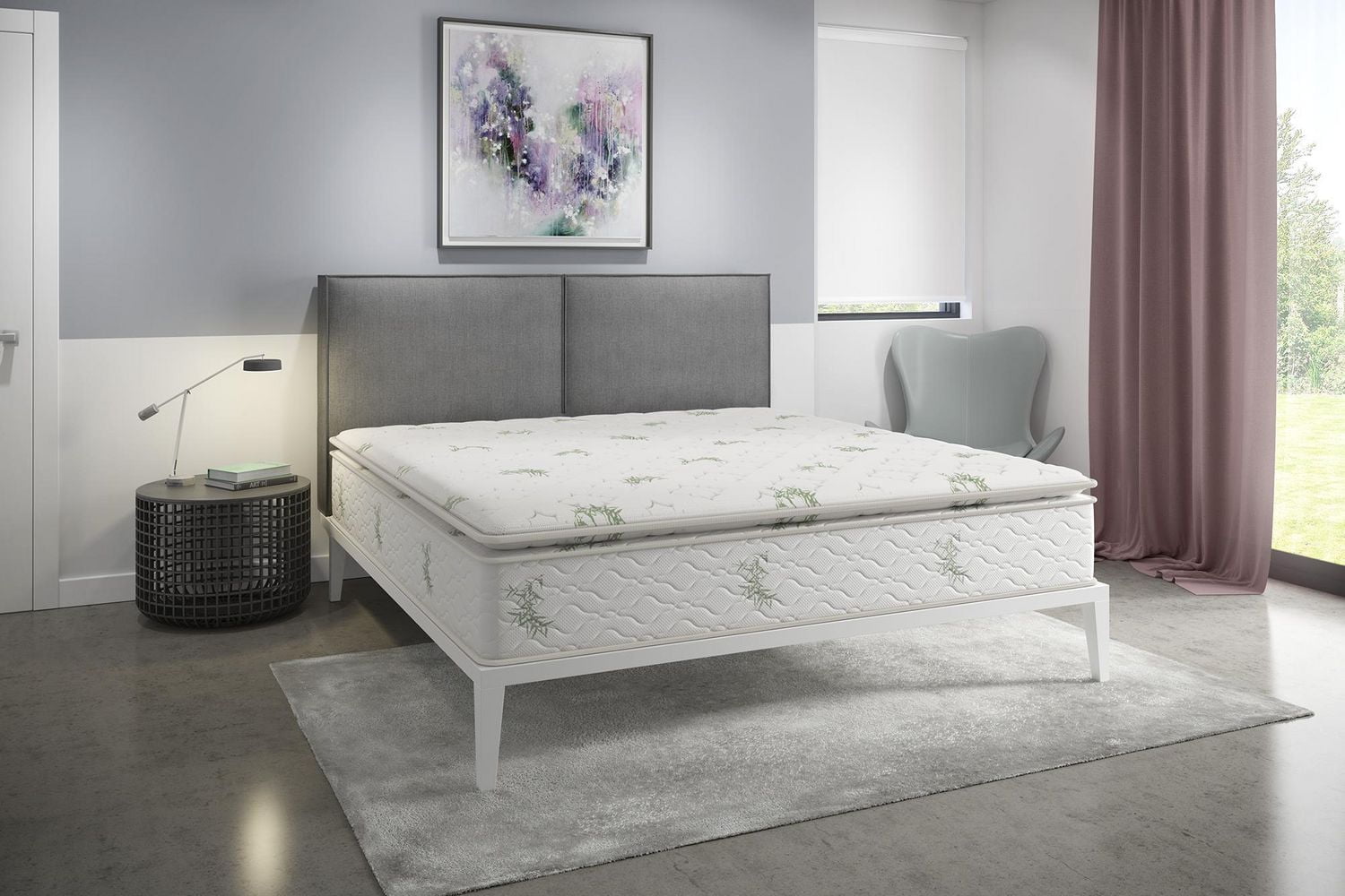 Matelas à plateau-coussin de 13 po à ressorts ensachés individuellement Signature avec mousse certifiée CertiPUR-US®
