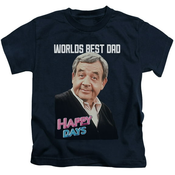 Happy Days - Best Dad - Juvenile Short Sleeve Shirt - 5/6