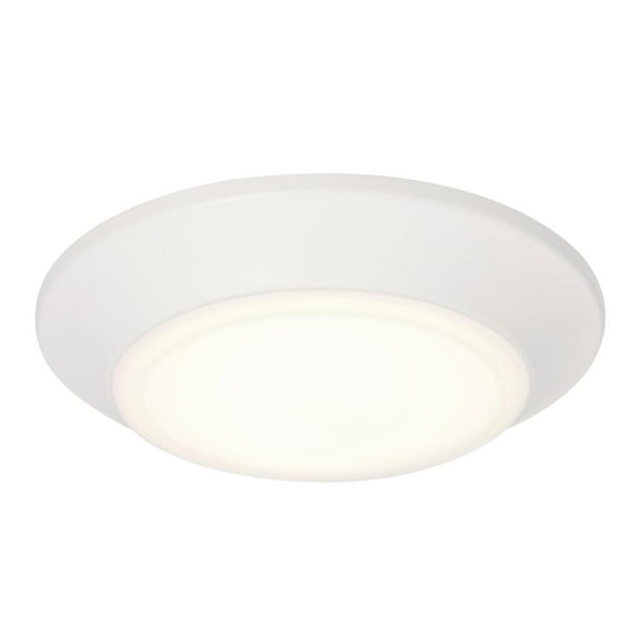 Westinghouse Lighting Westinghouse Dimmable ENERGY STAR LED Indoor/Outdoor Surface Mount Wet Location White with Frosted Shade