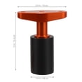 thumbnail image 2 of WRITWAA Aluminum Motorcycle Frame Slider 2Pcs Crash Protection Kit 4.95X3.93X1.89in, 2 of 8