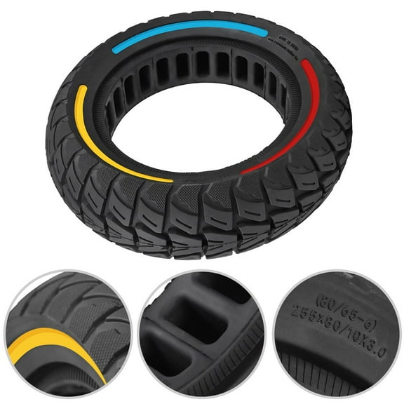 Beisidaer 10 Inch 80/65-6 Solid Tire 10X3.0 For Zero For Vsett10  Electric Scooter