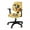 Sunflower Cow, variant on ZUXONGSY Sunflower Wood Office Chair Cover 2-Pack Universal Desk Swivel Chair Cover with Elastic Bands Split Stretch Seat Cover Easy to Install Gifts for Friends and Family