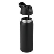 Owala FreeSip Stainless Steel Water Bottle, 32oz, Very Very Dark