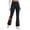 Black, variant on Women's Fleece Lined Bootcut Yoga Pants, High Waisted 4-Way Stretch Work Pants with 4 Pockets, 29" Inseam