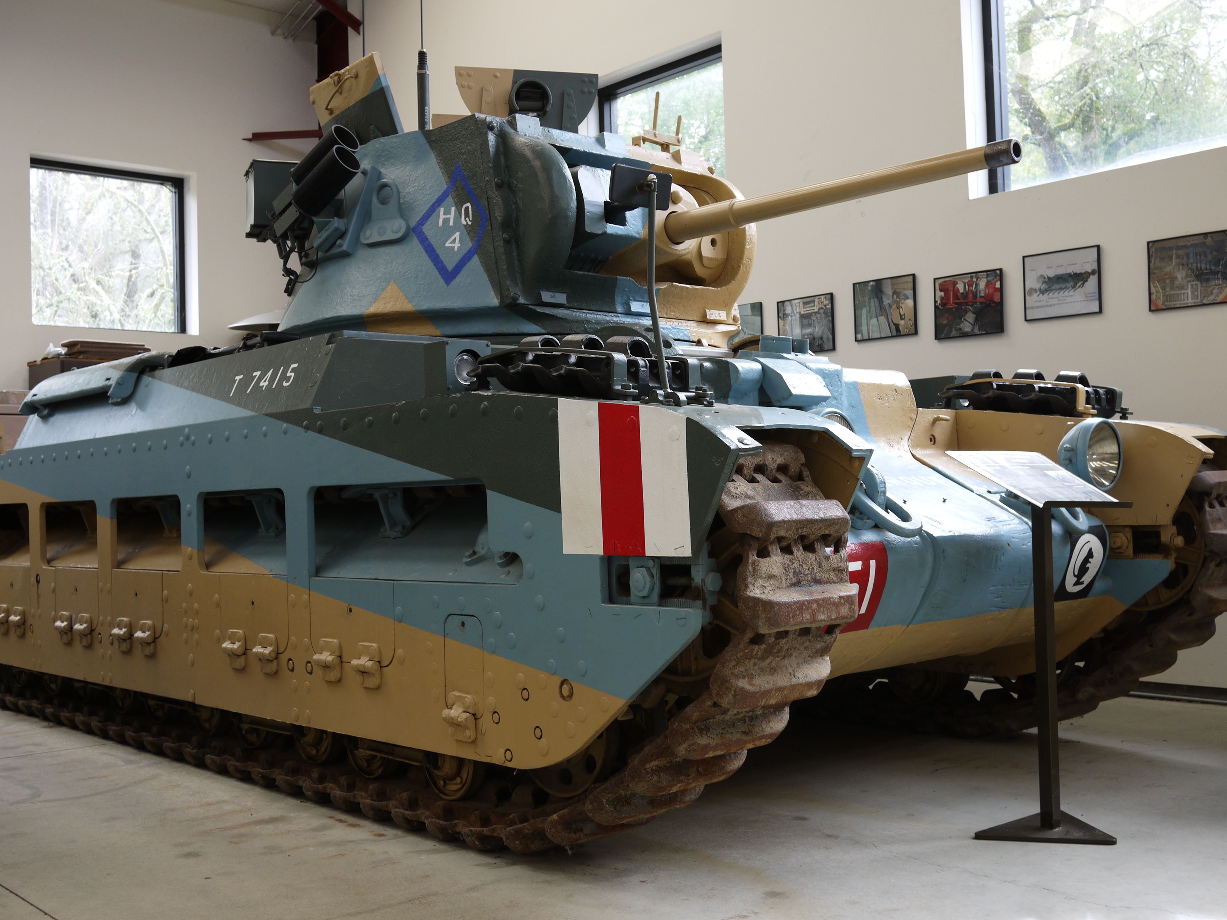 British Matilda MK2 Series 4 armed with a 40mm (2 pounder) cannon.20