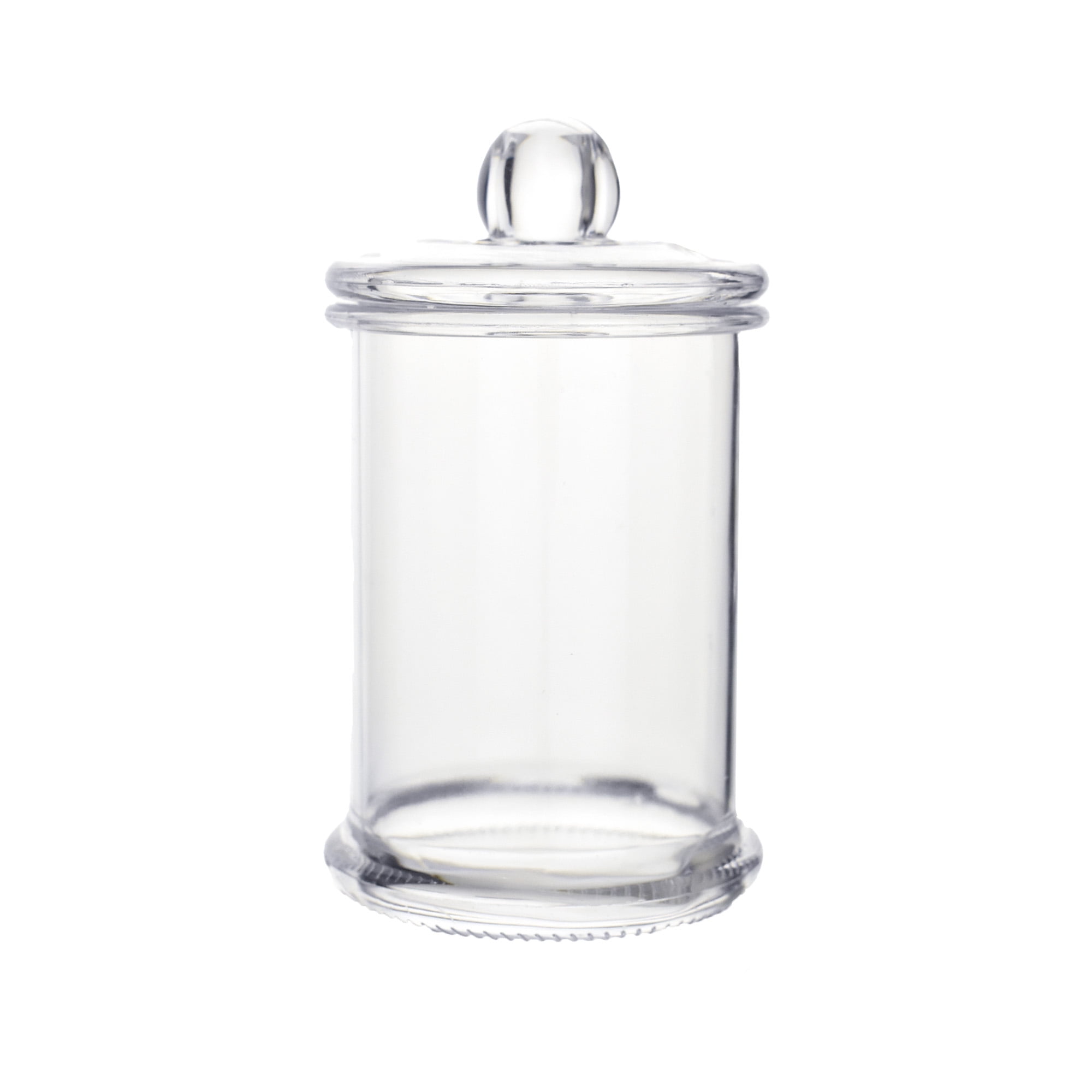 Clear Acrylic Apothecary Candy Jar, 4Inch, 12Count