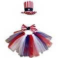 thumbnail image 2 of 4th of July Goose Outfits 7 Inch Desk Goose Outfits, Memorial Day Patriotic Goose Costume with Hat,250th Anniversary Independence Day Porch Goose Clothes for Patriotic Decorations(C), 2 of 9