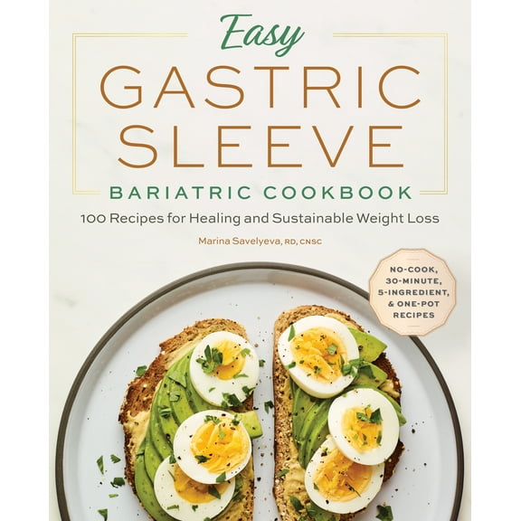 Pre-Owned Easy Gastric Sleeve Bariatric Cookbook: 100 Recipes for Healing and Sustainable Weight Loss (Paperback) 1647397790 9781647397791